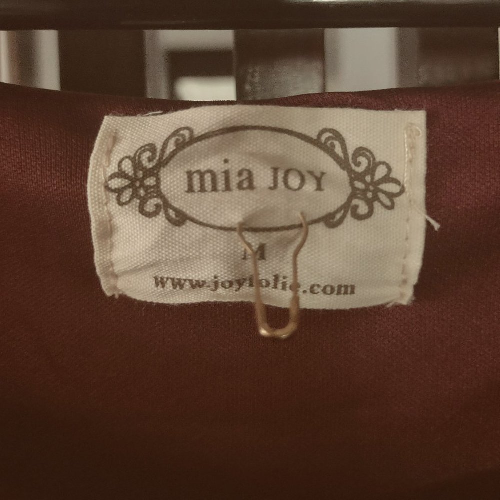 Joyfolie rust red dress